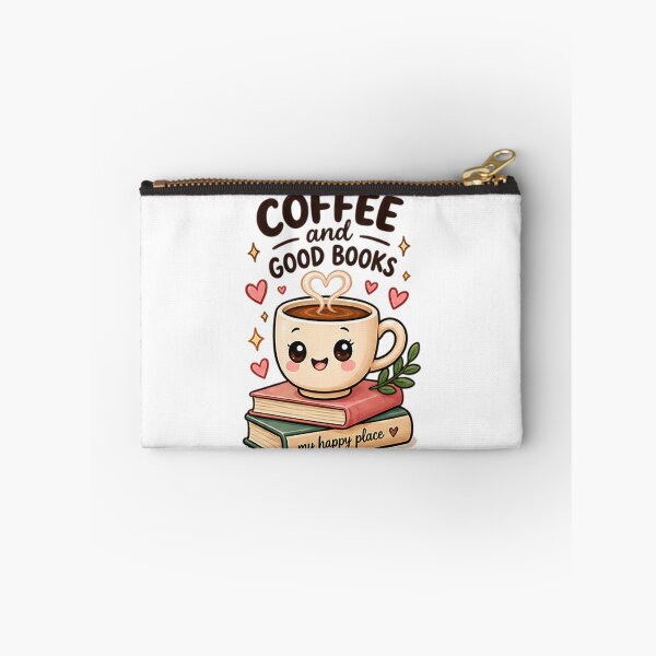 Item preview, Coffee and Good Books | Cute Kawaii Book Lover Coffee Design designed and sold by Sara-Ai.