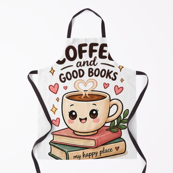 Item preview, Coffee and Good Books | Cute Kawaii Book Lover Coffee Design designed and sold by Sara-Ai.