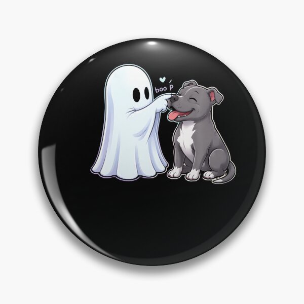 Item preview, Pit Bull Boo P Ghost Nose Boop Halloween designed and sold by Teansnack.