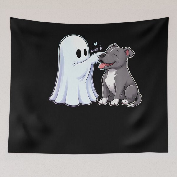 Item preview, Pit Bull Boo P Ghost Nose Boop Halloween designed and sold by Teansnack.