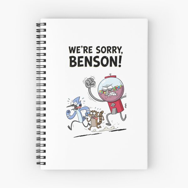 Item preview, Angry Benson Chasing Mordecai And Rigby Were Sorry Benson Regular Show Fan Art designed and sold by FreakToons.