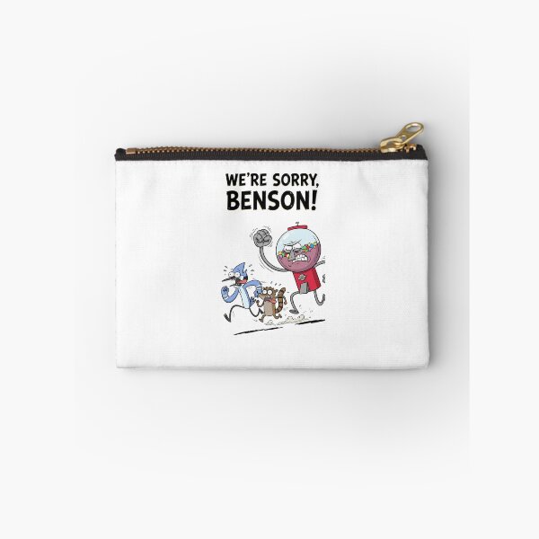 Item preview, Angry Benson Chasing Mordecai And Rigby Were Sorry Benson Regular Show Fan Art designed and sold by FreakToons.