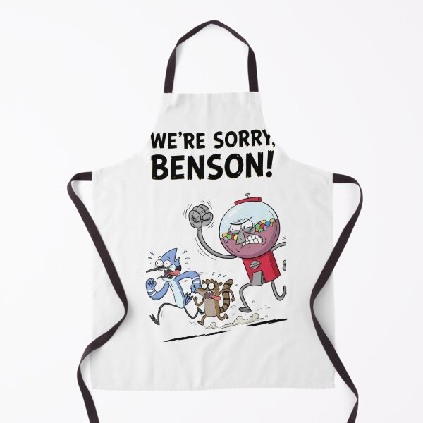 Item preview, Angry Benson Chasing Mordecai And Rigby Were Sorry Benson Regular Show Fan Art designed and sold by FreakToons.