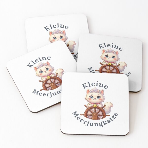 Item preview, Sweet cat Smilla - Little mermaid cat Maritim designed and sold by 1smillaundfiete.