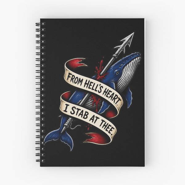 Item preview, Moby Dick: From Hell’s Heart Harpoon Tattoo designed and sold by Fenay Designs.
