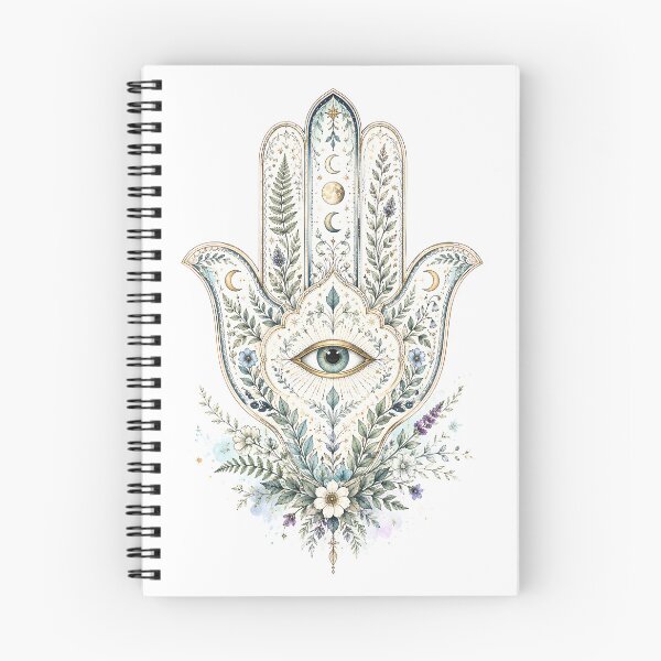 Item preview, Botanical Hamsa Hand - Garden of Protection designed and sold by Shadow Sprite Art.