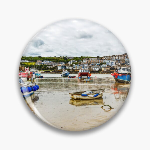 Item preview, St Ives Harbour at Low Tide with Fishing Boats on The Sand designed and sold by Paul Thompson Photography.