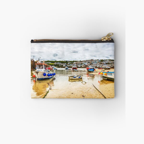 Item preview, St Ives Harbour at Low Tide with Fishing Boats on The Sand designed and sold by Paul Thompson Photography.