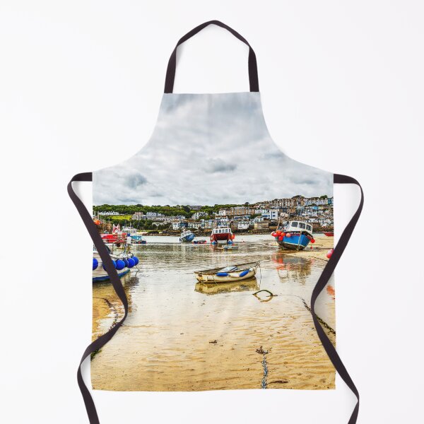 Item preview, St Ives Harbour at Low Tide with Fishing Boats on The Sand designed and sold by Paul Thompson Photography.