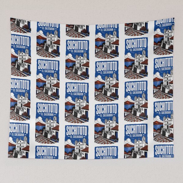 Item preview, Suchitoto El Salvador Vintage Travel Tourism designed and sold by TravelersGems.