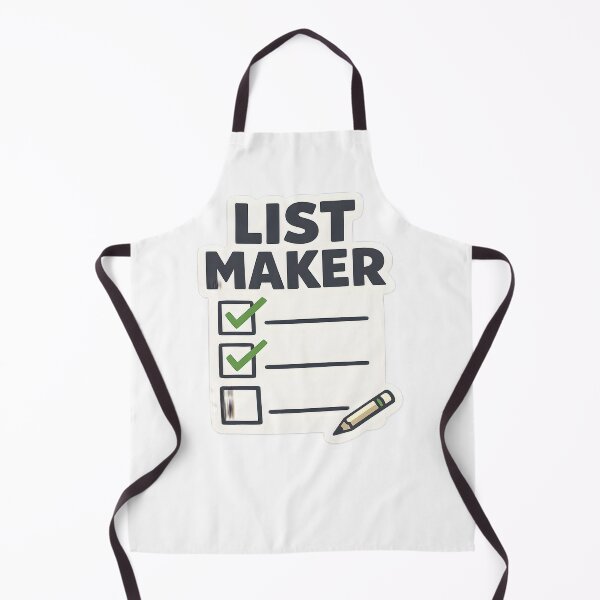 Item preview, List Maker Minimal Stationery Lover Design designed and sold by Naviora.