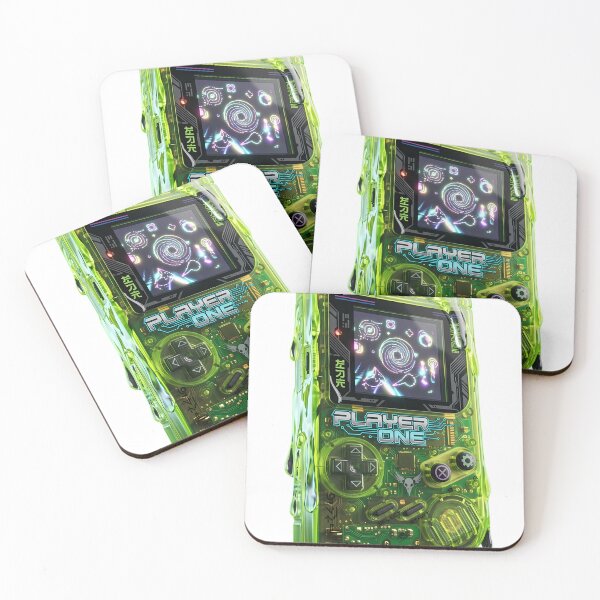 Item preview, Player One Y2K Melting Transparent Console designed and sold by DripCultureLab.