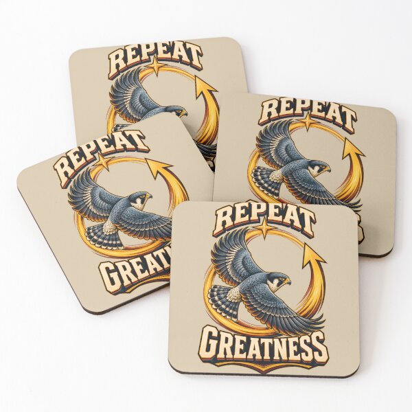 Item preview, Repeat Greatness – Falcon Rising designed and sold by VioVibe.
