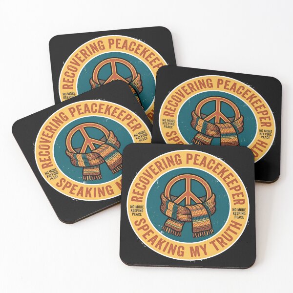 Item preview, Recovering Peacekeeper Speaking My Truth Vintage Badge designed and sold by DuckOddity.
