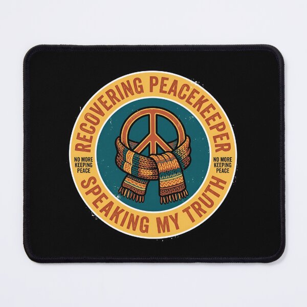 Item preview, Recovering Peacekeeper Speaking My Truth Vintage Badge designed and sold by DuckOddity.