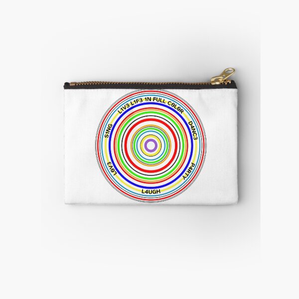 Item preview, Live Life in Full Color - multicolor circle design designed and sold by AndysTeeShop.