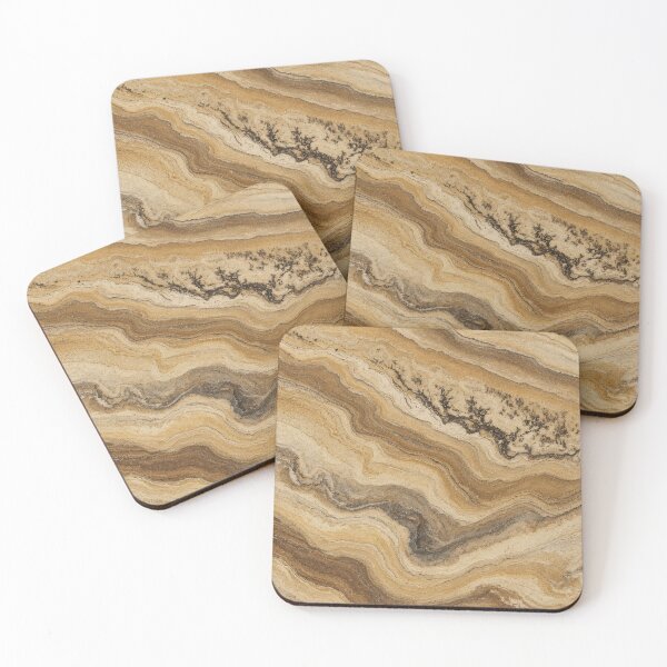 Item preview, Picture Jasper Quartz Gemstone Texture with Desert Sand, Beige and Earth Brown Layers – Natural Stone Inspired Landscape Pattern for Phone Cases and Home Decor designed and sold by SurfaceCraft Studio.