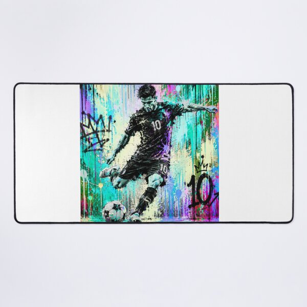 Item preview, Soccer Player Street Football Graffiti Art designed and sold by PetruArtDesigns.