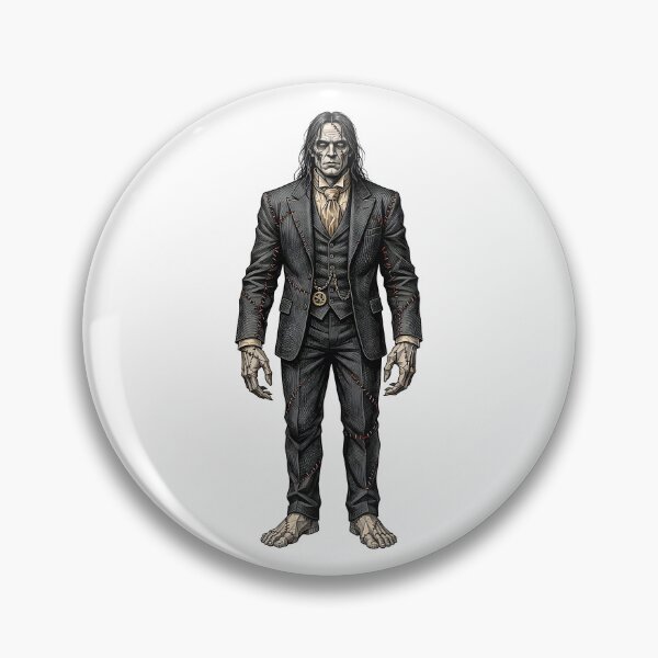 Item preview, Gothic Frankenstein Businessman – Vintage Monster Illustration designed and sold by Marcu Ioachim.