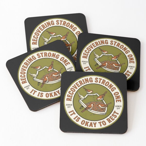 Item preview, Recovering Strong One It Is Okay To Rest Vintage Badge designed and sold by DuckOddity.