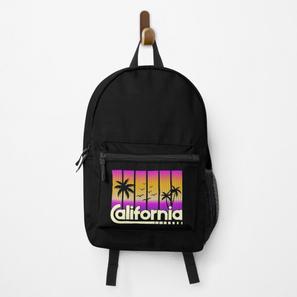Item preview, Retro California Sunset Palm Beach Graphic Design designed and sold by ApollonApparel.