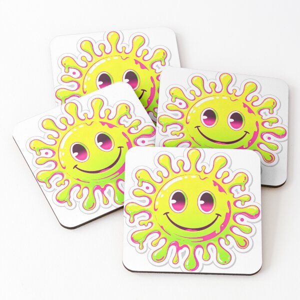Item preview, Retro Melting Psychedelic Sun Sticker designed and sold by Unionportal.
