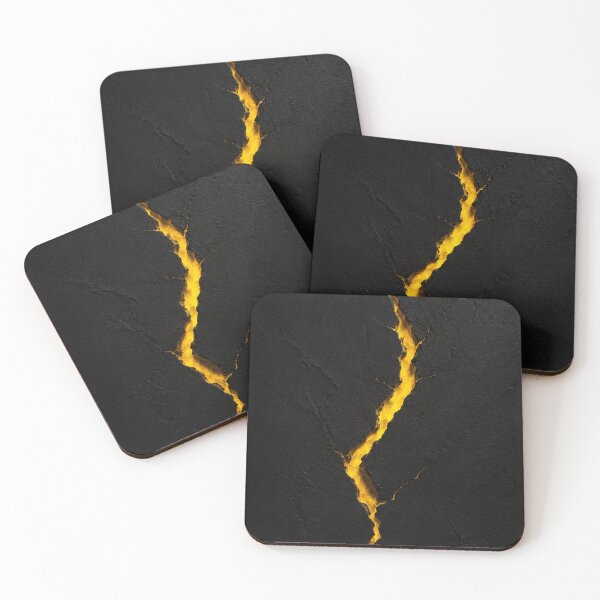 Item preview, Golden Rift in Black designed and sold by ZYVARENNE.