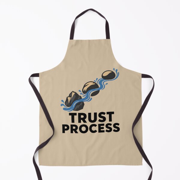Item preview, Trust the Process – Flowing Water and Stepping Stones designed and sold by VioVibe.