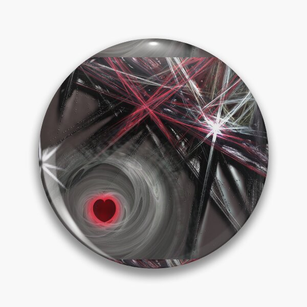 Item preview, Jagged Heart Abstract Fractal designed and sold by Kimberly Palmer.