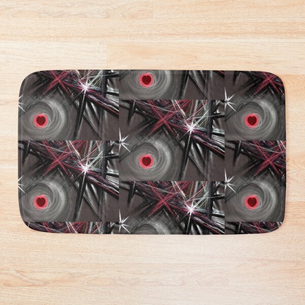 Item preview, Jagged Heart Abstract Fractal designed and sold by Kimberly Palmer.