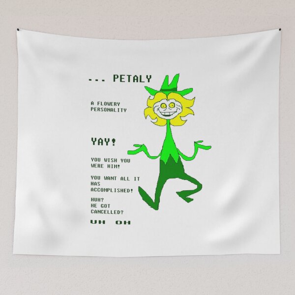 Item preview, Deltarune Flowery Aesthetic Floral Gaming Art designed and sold by teemix.