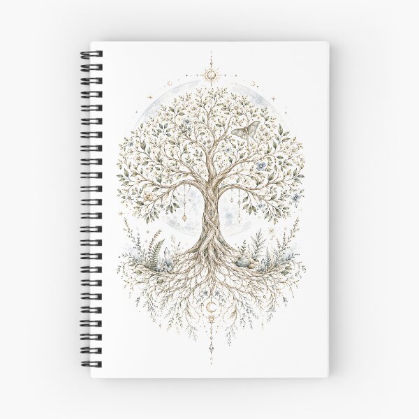 Item preview, Tree of Life - Roots of the Moon Botanical Art designed and sold by Shadow Sprite Art.