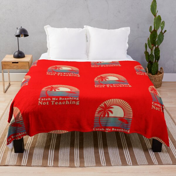 Item preview, Catch Me Beaching Not Teaching Funny Teacher Vacation Shirt designed and sold by Creative-Sanc.