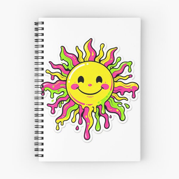 Item preview, Day-Glo Dripping Retro Sun Art designed and sold by Unionportal.