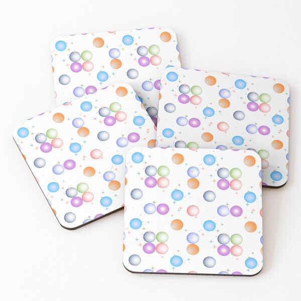 Item preview, Pastel Glowing Orbs & Sparkles - Seamless Pattern designed and sold by Sasitee.