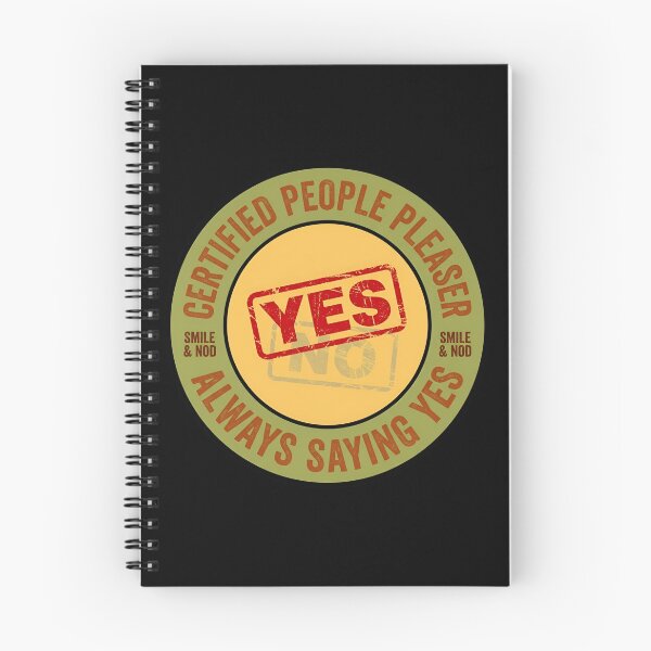 Item preview, Certified People Pleaser Always Saying Yes Retro Badge designed and sold by DuckOddity.
