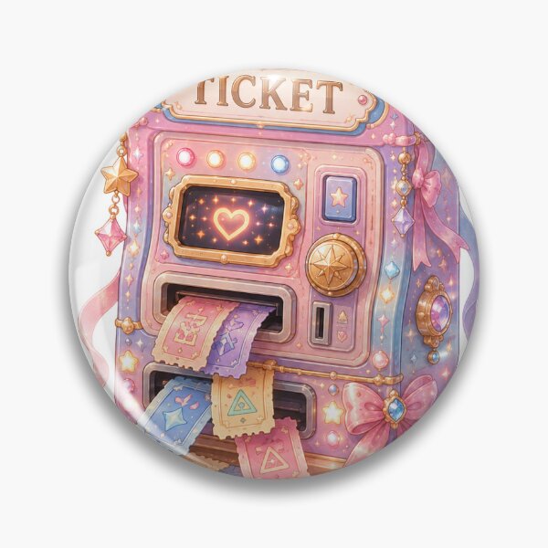 Item preview, Magical Ticket Machine Sticker  designed and sold by blossomfun.