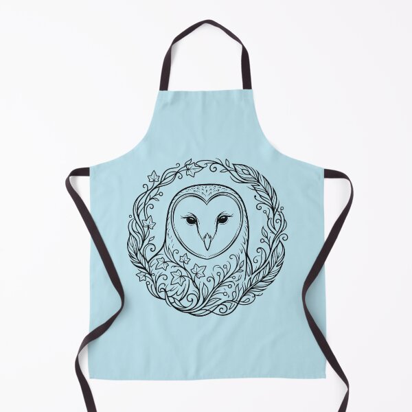 Item preview, Barn Owl Botanical Wreath Line Art Illustration designed and sold by ZUMERI.