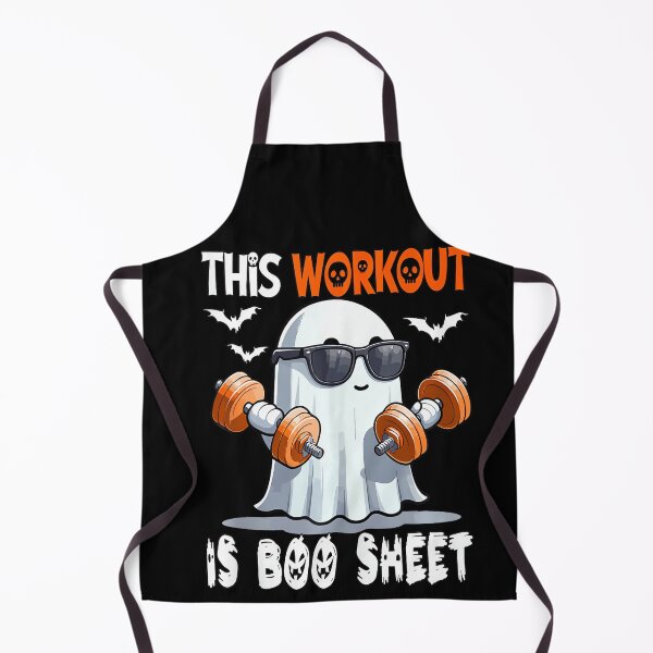Item preview, Workout Is Boo Sheet Funny Halloween Fitness designed and sold by Teansnack.