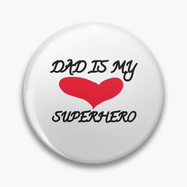 Item preview, Dad is my superhero - Minimalist approach to fatherhood designed and sold by vibeno1.
