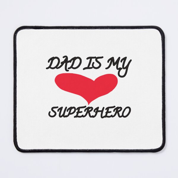 Item preview, Dad is my superhero - Minimalist approach to fatherhood designed and sold by vibeno1.