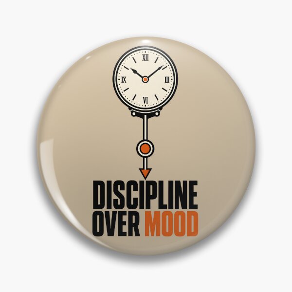 Item preview, Discipline Over Mood – Timeless Motivation designed and sold by VioVibe.
