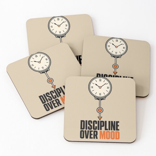 Item preview, Discipline Over Mood – Timeless Motivation designed and sold by VioVibe.