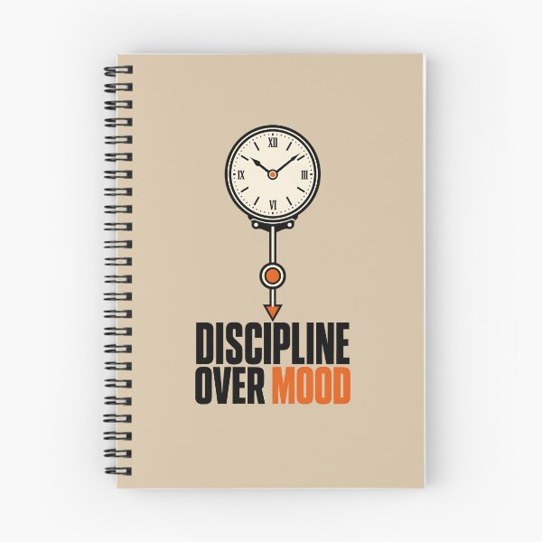 Item preview, Discipline Over Mood – Timeless Motivation designed and sold by VioVibe.