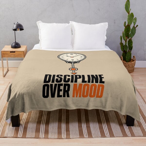 Item preview, Discipline Over Mood – Timeless Motivation designed and sold by VioVibe.