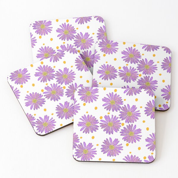 Item preview, Purple  Garden Daisy Botanical Illustration designed and sold by altastudio.