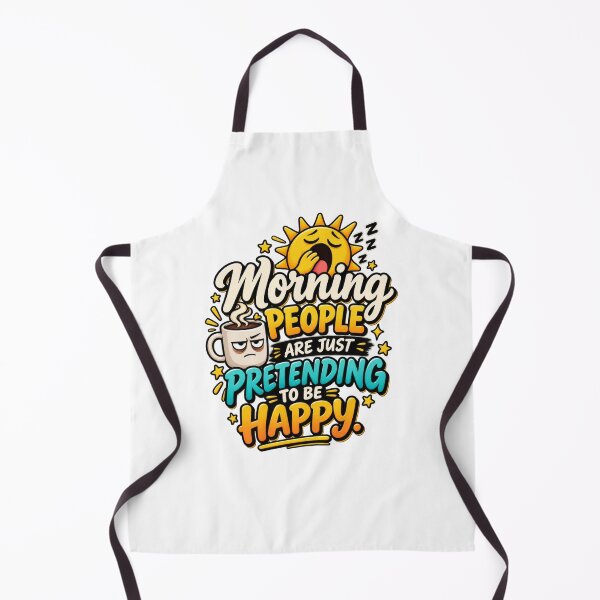 Item preview, Morning People Are Just Pretending to Be Happy designed and sold by thebigleebowski.