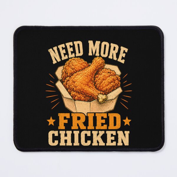 Item preview, Need More Fried Chicken Funny Food Lover Quote Chicken Lover Humor Southern Food designed and sold by THREE LITTLE BEANS.