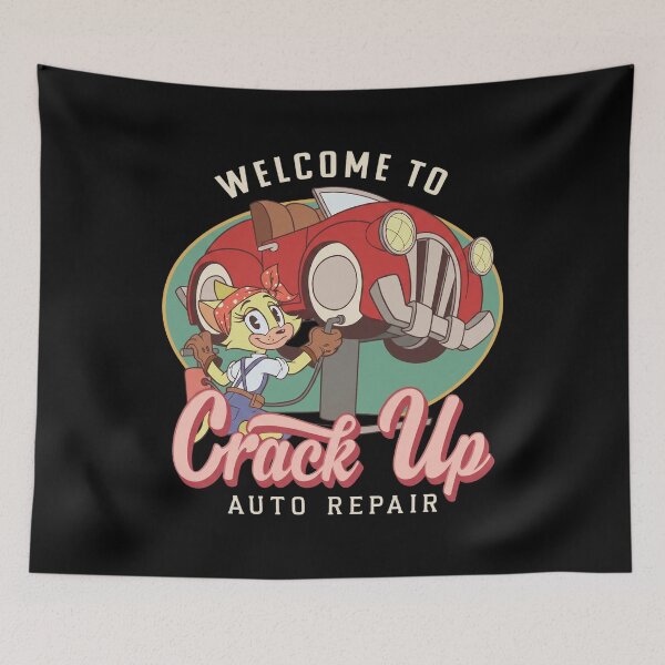 Item preview, Welcome To Crack Up Auto Repair designed and sold by vizdraws.