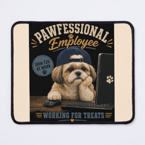 Item preview, Pawfessional Employee Shih Tzu Shirt – Working for Treats Funny Dog Lover Gift designed and sold by PawsAndPallette .